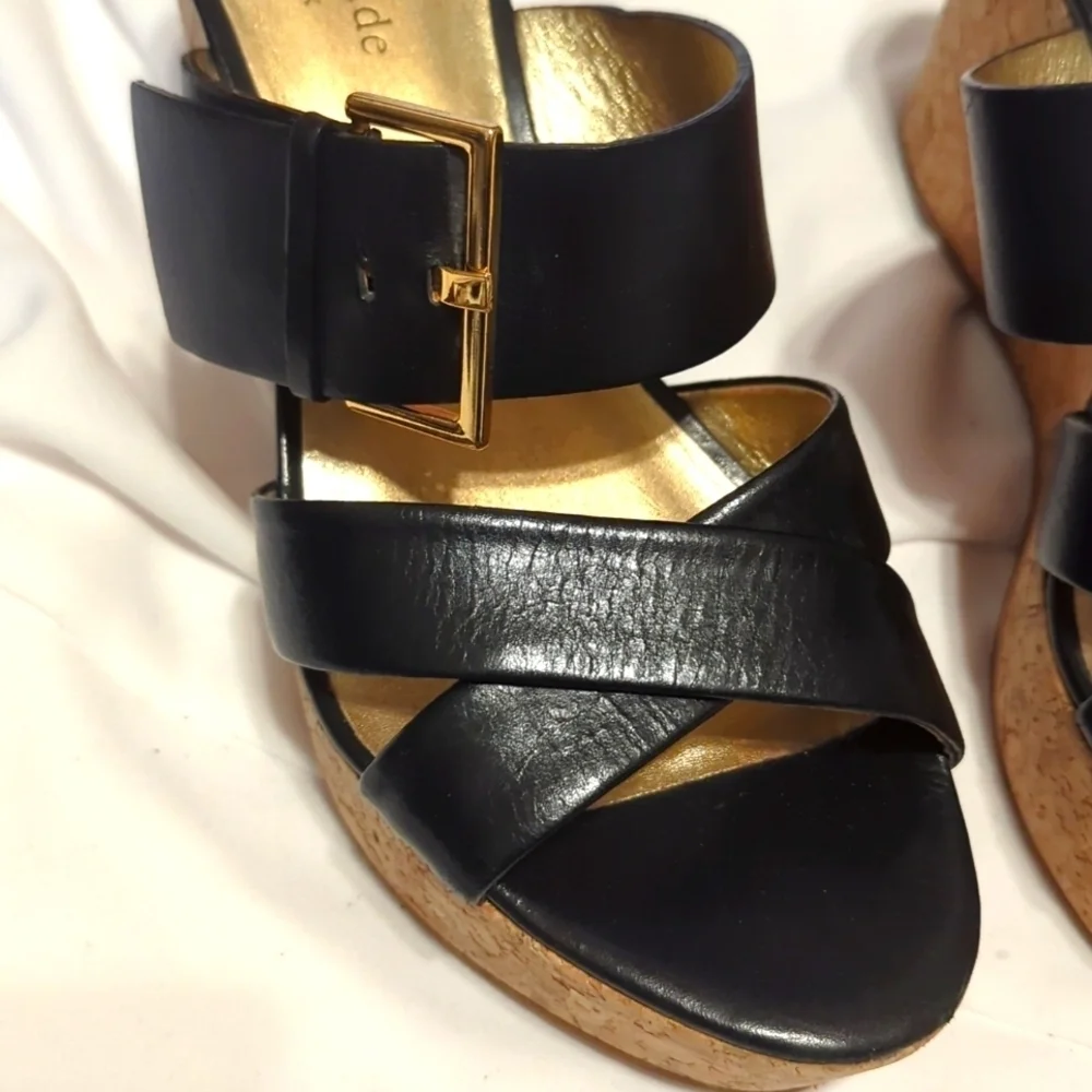 Kate Spade Wedge Black Size 7.5